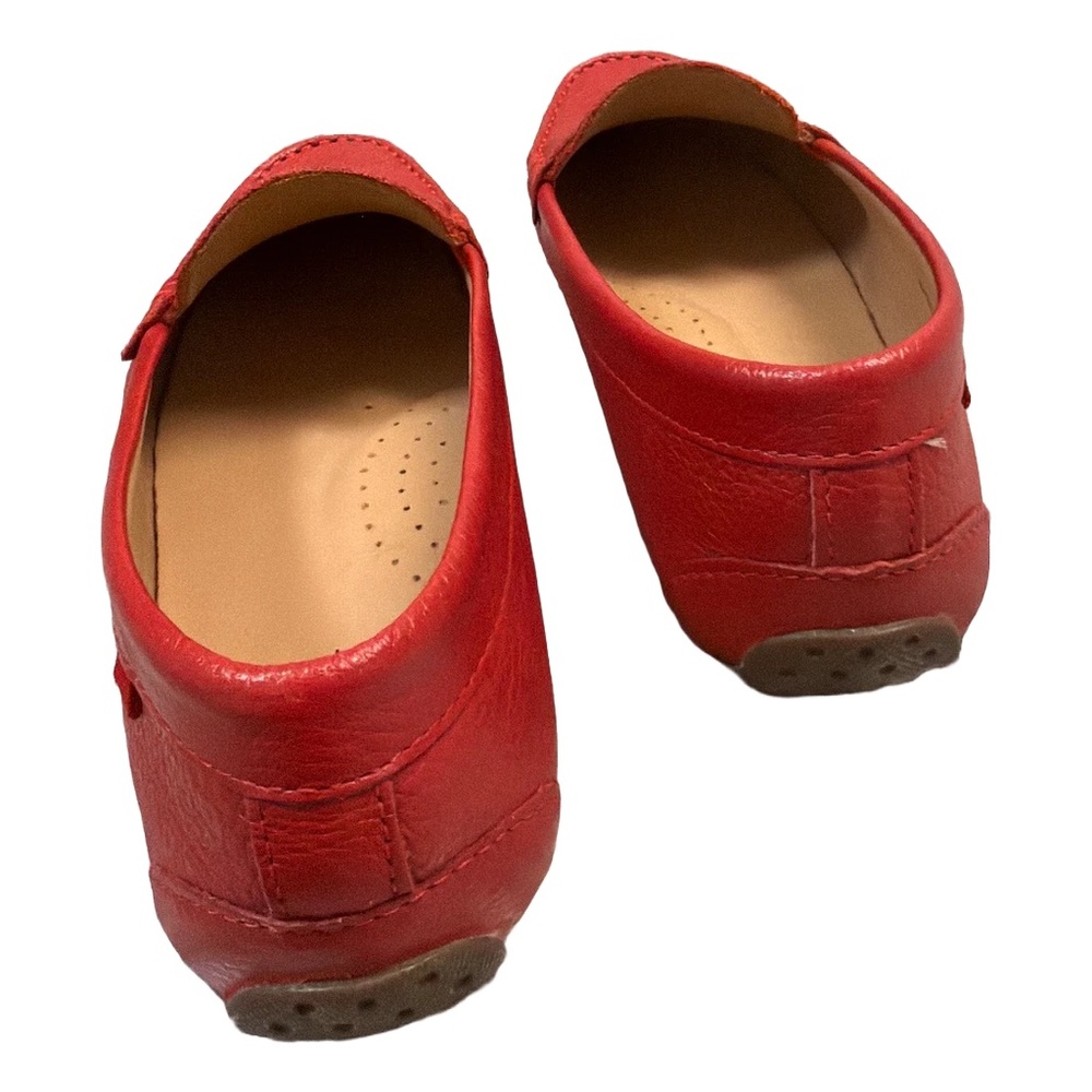 Marc Joseph Women’s Red Pebbled Leather Driving Loafers Size 8 Made in Brazil - Picture 10 of 13